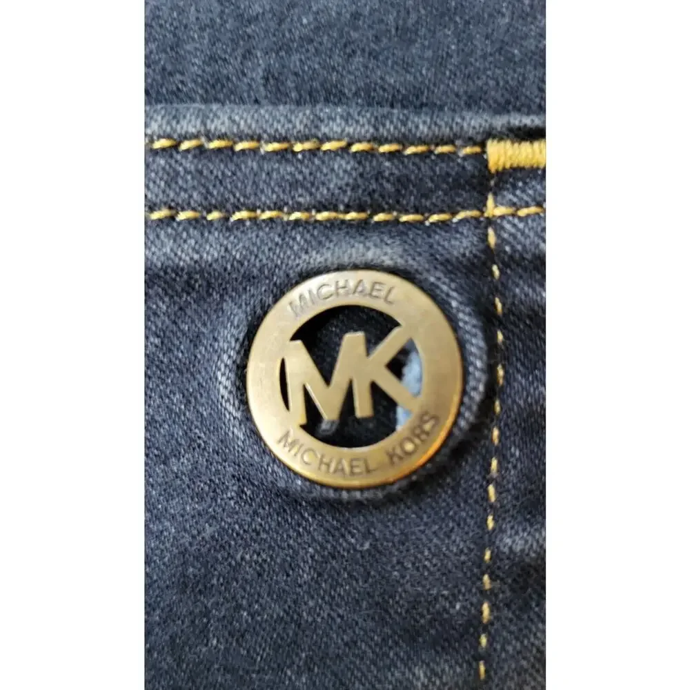 Michael Kors Women’s Size 14 Izzy Skinny Jeans Blue Denim Stretch Mid Rise Class